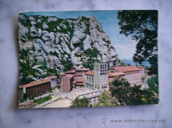 Postales: MONSERRAT BARCELONA.VISTA GENERAL DEL SANTUARIO.EDI. DEL MONASTERIO 36