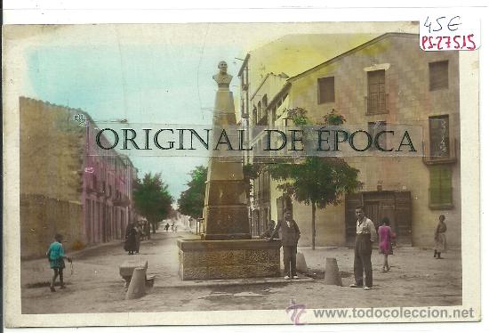 Postcards: (PS-27515)POSTAL FOTOGRAFICA DE SANTA COLOMA DE QUERALT-PLAZA DE PI Y MARGALL