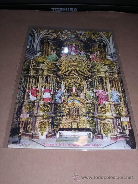 Postales: MONASTIR DEL MIRACLE , ALTAR MAJOR ( SOLSONA ) - Foto 1