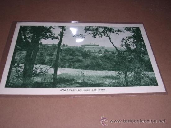 Postales: MIRACLE ( SOLSONA ) DE CARA SOL IXENT - Foto 1