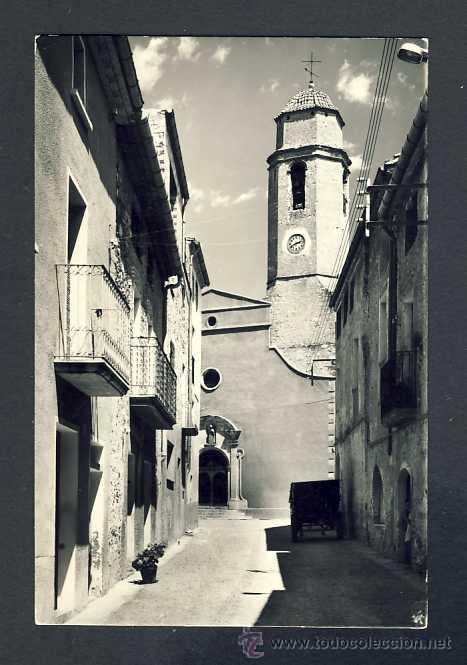 Postkarten: Postal de GUIAMETS: Esgl&eacute;sia i carrer de Sant Anto i (Raymond num. 3)