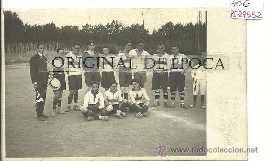 Postkarten: (PS-27552)POSTAL FOTOGRAFICA DE MASNOU-CAMPO Y EQUIPO DE FOOT-BALL DEL ???
