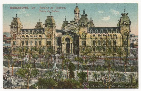 Postales: BARCELONA. - PALACIO DE JUSTICIA. - Foto 1