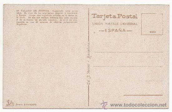 Postales: BARCELONA. - PALACIO DE JUSTICIA. - Foto 2