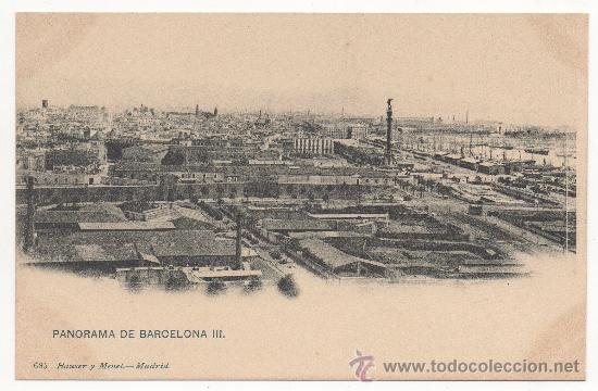 Postales: PANORAMA DE BARCELONA III. - Foto 1