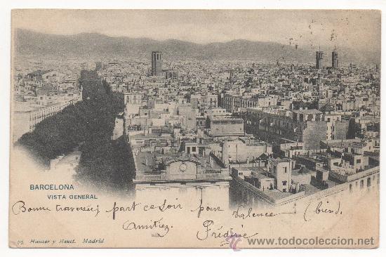 Postales: BARCELONA. - VISTA GENERAL. (C.1900). - Foto 1