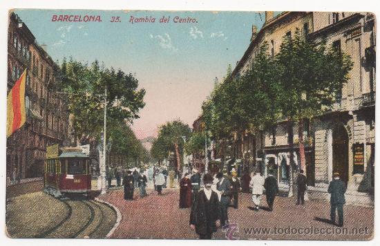 Postales: BARCELONA. - RAMBLA DEL CENTRO. - Foto 1