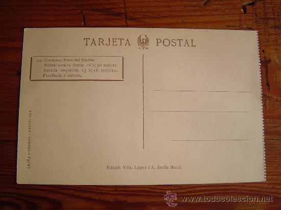 Postales: Interesante postal de Cardona - Foto 2