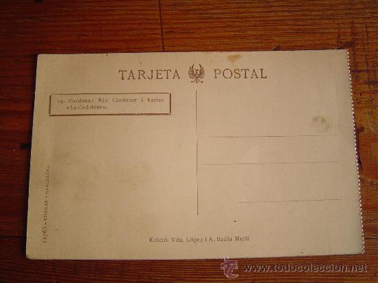 Postales: Interesante postal de Cardona - Foto 2