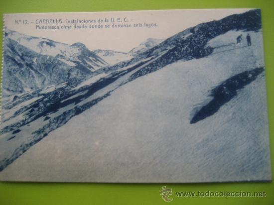 Postales: Capdella. N&ordm; 13. Instalaciones de la U.E.C. Postal sin circular - Foto 1