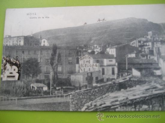 Postales: Moy&aacute;. Centre de la Vila. Circulada. - Foto 1