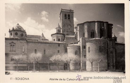 Postales: POSTAL DE SOLSONA - Abside de la Catedral Basilica - Foto 1