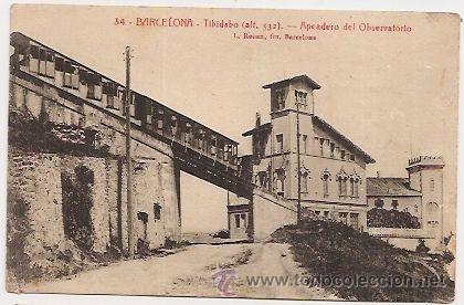 Postales: Barcelona. Funicular del Tibidabo - Foto 1