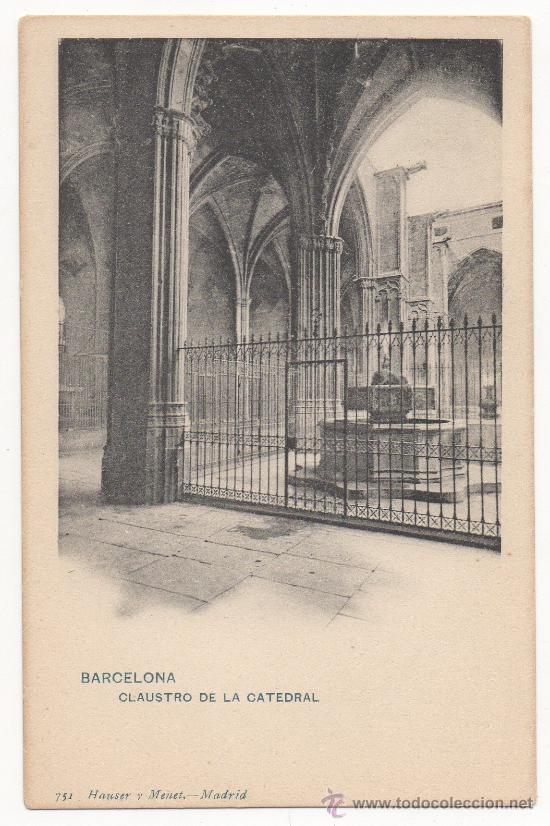 Postales: BARCELONA.- CLAUSTRO DE LA CATEDRAL. - Foto 1