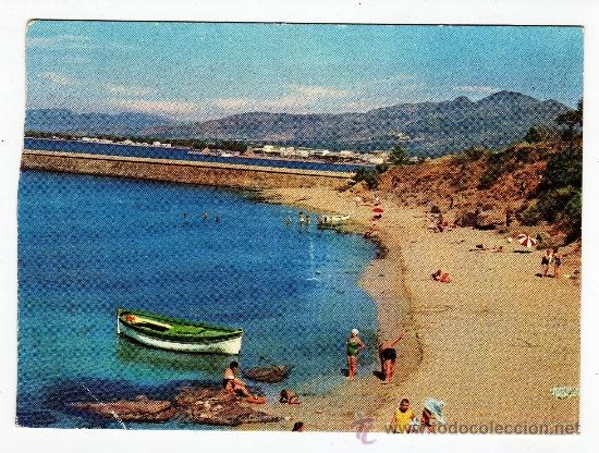 Postales: POSTAL DE ROSAS COSTA BRAVA ROMPEOLAS - Foto 1