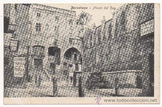Postales: BARCELONA.- PLAZA DEL REY. - Foto 1