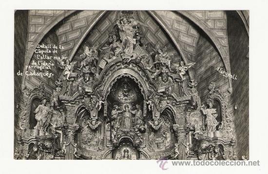 Postales: CADAQUES.-CUPULA DEL ALTAR MAJOR DE L&acute;ESGLESIA PARROQUIAL.FOTO V.FARNGNOLI