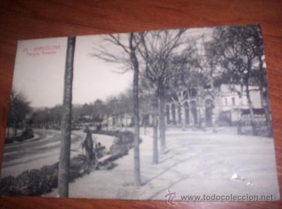 Postales: BARCELONA - PARQUE  - AVENIDA - Foto 1
