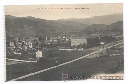Postales: 3 - J. A. O. M. SEO DE URGEL. VISTA GENERAL. (LABOUCHE)