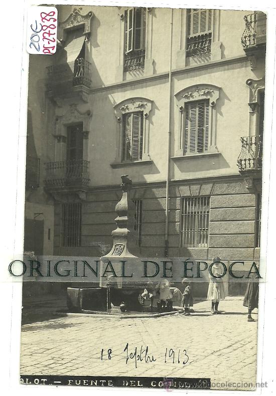 Postcards: (PS-27838)POSTAL FOTOGRAFICA DE OLOT-FUENTE DEL CONILL