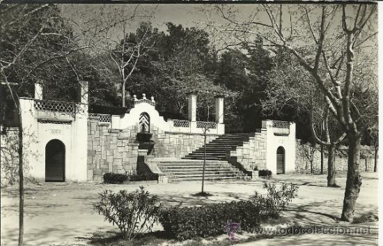 Postales: FIGUERAS ENTRADA DEL PARQUE ESCRITA - Foto 1