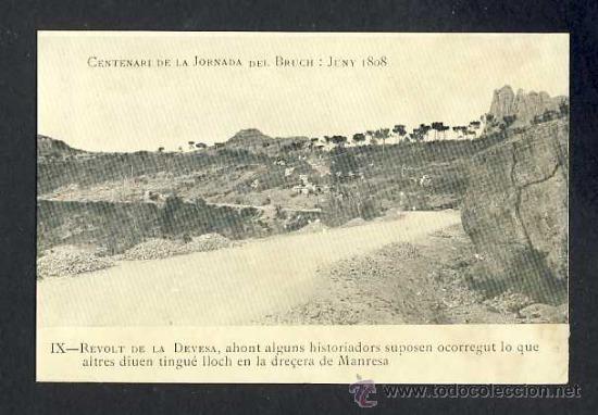 Postales: Postal del BRUC: Centenari de la jornada del Bruch: Revolt de la Devesa (N.Poncell num. IX)