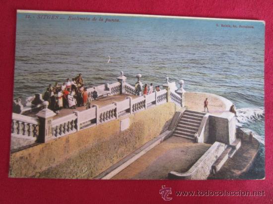 Postales: SITGES - ESCALINATA DE LA PUNTA - Foto 1