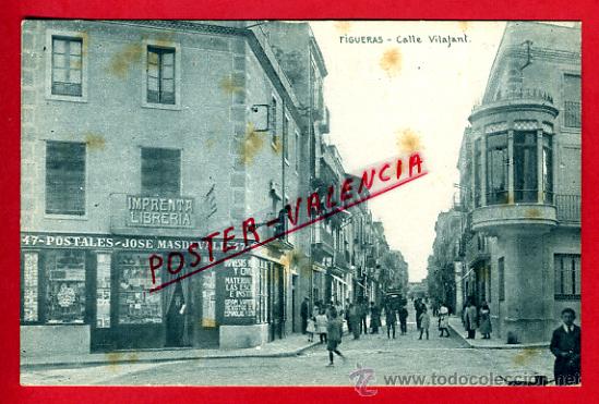 Postales: POSTAL GERONA , FIGUERAS , CALLE VILAFANT , ORIGINAL, P70982