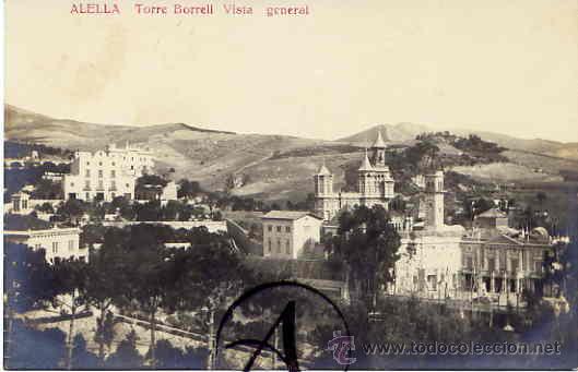 Postales: Alella. Torre Borrell Vista General. - Foto 1