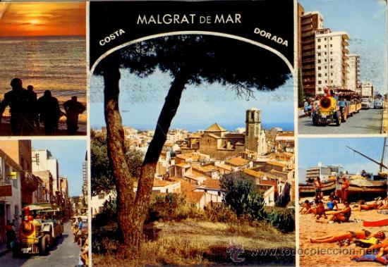 Postales: Malgrat de Mar - El Maresme - Postal varios aspectos - Foto 1