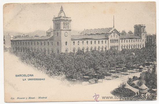 Postales: BARCELONA.- LA UNIVERSIDAD. - Foto 1