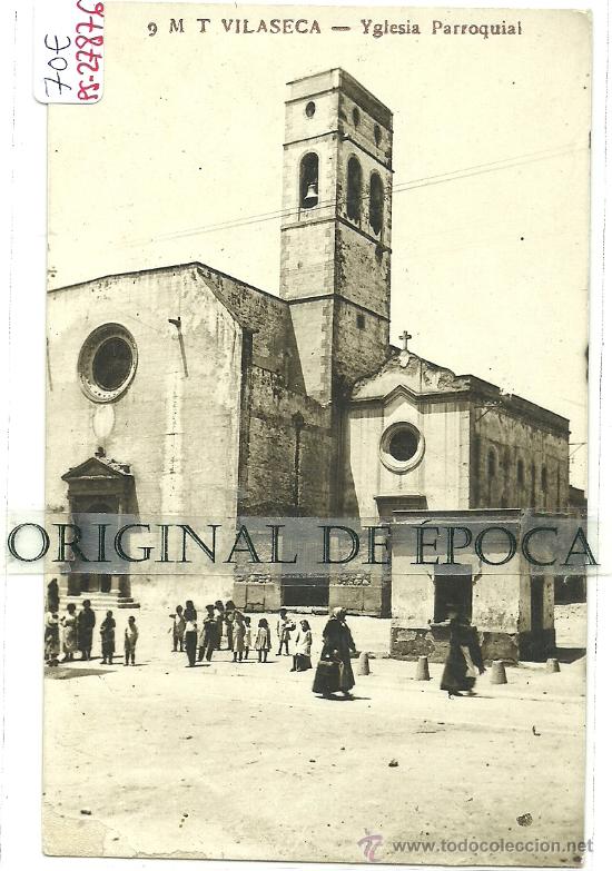 Postcards: (PS-27876)POSTAL FOTOGRAFICA DE VILASECA-IGLESIA PARROQUIAL