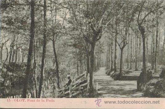 Postales: 15 - OLOT. Font de la Puda. Sin circular - Foto 1