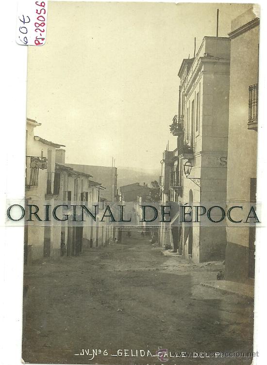 Postcards: (PS-28056)POSTAL FOTOGRAFICA DE GELIDA-CALLE DEL PI