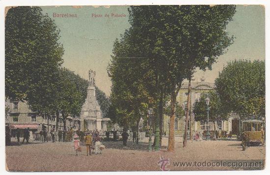 Postales: BARCELONA.- PLAZA DE PALACIO. - Foto 1
