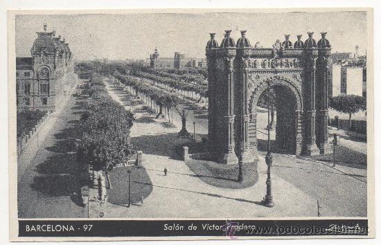 Postales: BARCELONA.- SAL&Oacute;N DE V&Iacute;CTOR PRADERA. - Foto 1