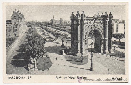 Postales: BARCELONA.- SAL&Oacute;N DE V&Iacute;CTOR PRADERA. - Foto 1