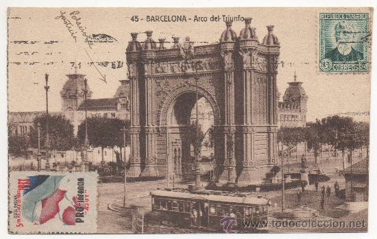 Postales: BARCELONA.- ARCO DEL TRIUNFO. (C.1930). - Foto 1