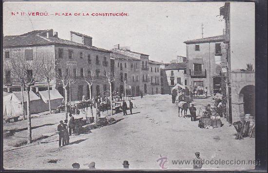 Postales: POSTAL VERDU PLAZA DE LA CONSTITUCION - Foto 1