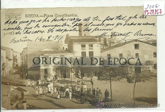 Postcards: (PS-28157)POSTAL FOTOGRAFICA DE BREDA-PLAZA CONSTITUCION