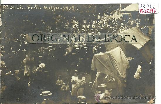 Postkarten: (PS-28198)POSTAL FOTOGRAFICA DE CORSA(GIRONA)-FESTA MAJO 1912