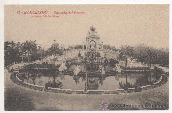 Postales: BARCELONA.- CASCADA DEL PARQUE. - Foto 1