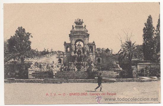 Postales: BARCELONA.- CASCADA DEL PARQUE. - Foto 1