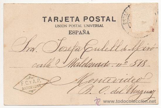 Postales: BARCELONA.- PARQUE: GRAN CASCADA. (C.1900). - Foto 2