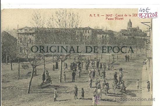 Postkarten: (PS-28208)POSTAL DE CASSA DE LA SELVA-PASEO VILARET