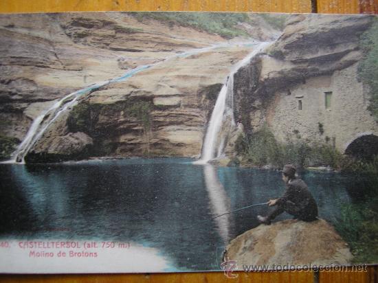 Postales: POSTAL CASTELLTERSOL PINTADA MOLINO DE BROTONS - Foto 1
