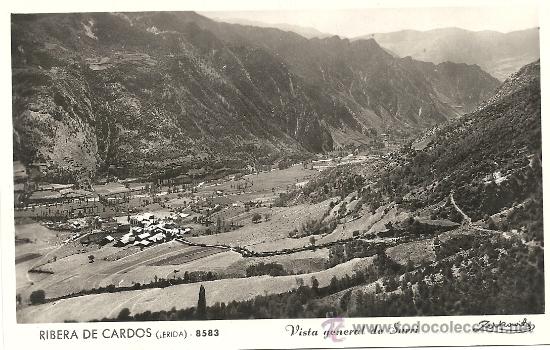 Cartoline: RIBERA DE CARDOS, LERIDA-LLEIDA, N&ordm; 8583, VISTA GENERAL DE SURRI, ZERKOWITZ