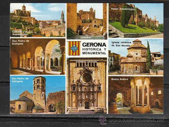 Postales: GERONA. HISTORICA Y MONUMENTAL - Foto 1
