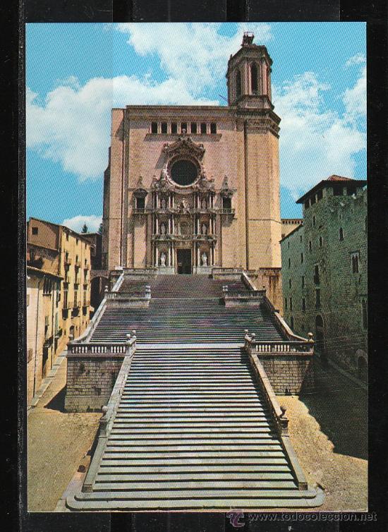 Postales: 18 GERONA.  LA CATEDRAL - Foto 1