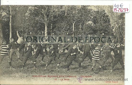 Postkarten: (PS-28237)POSTAL DE FIGUERAS-INSTITUTO AGRICOLA FORTIANELL.BOXEO